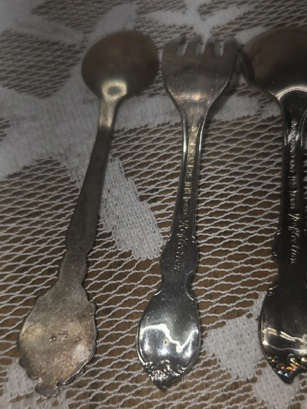 1847 Rogers Bros Reflection Silverplate Flatware Lot 6 Spoons Forks